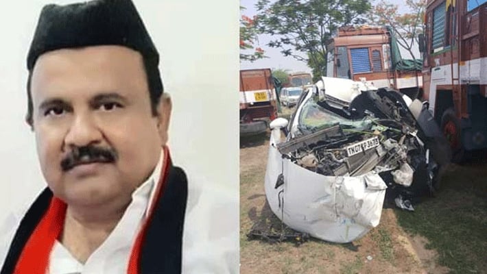 car accident... DMK advocate death