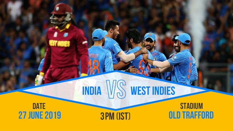 This will be Chris Gayle's last World Cup and he will be determined to go out on a high. The Indian fans are familiar with his and Andre Russell's exploits in the IPL. Though this is a 50-over game, they won't shy away from unveiling their big hits. It should be an exciting contest between India and West Indies.