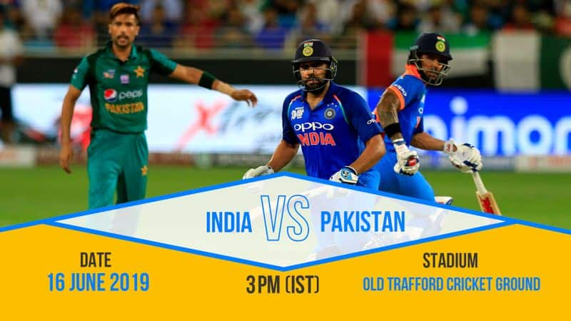 What is a World Cup without an India-Pakistan clash? Yes, once again we will have arch rivals facing off. This is the biggest and most-awaited match of the tournament. Old Trafford stadium will be full on June 16. It is a Super Sunday for cricket fans.