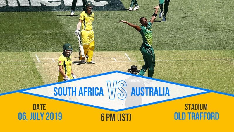 Australia and South Africa rivalry will be resumed at the World Cup. They have had some great contests in the past. Fans are eagerly awaiting this.