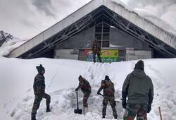 Indian Army start clearing Hemkund Sahib Gurudwara route at height of 3,000 feet