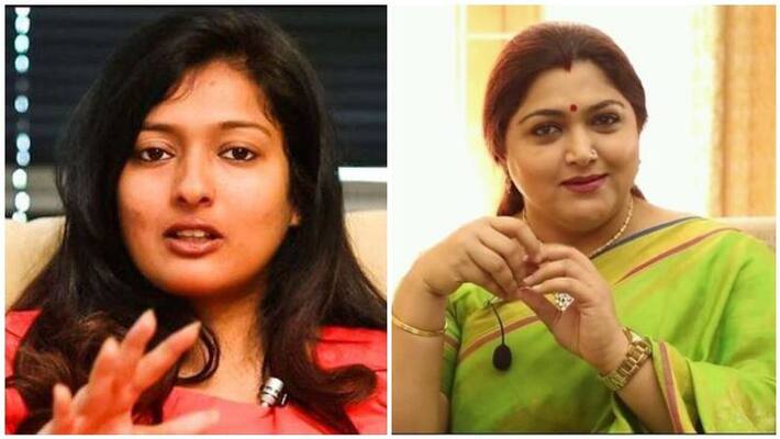 gayathiri rahuram and kushpoo fight gayathiri rahuram and kushpoo fight