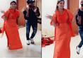BHOJPURI ACTOR KHESARI LAL AND HARYANVI DANCER SAPNA CHOUDHARY DANCE VIDEO VIRAL