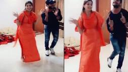 BHOJPURI ACTOR KHESARI LAL AND HARYANVI DANCER SAPNA CHOUDHARY DANCE VIDEO VIRAL