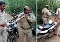 Karnataka Cop transforms lathi into flute flaunts skill viral video