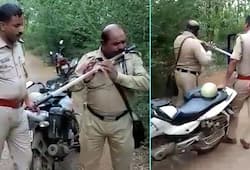 Karnataka Cop transforms lathi into flute flaunts skill viral video