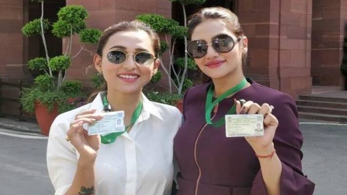 Nusrat Jahan and Mimi Chakraborty to be showcaused for being absent in MP meet of TMC RTB Nusrat Jahan and Mimi Chakraborty to be showcaused for being absent in MP meet of TMC RTB