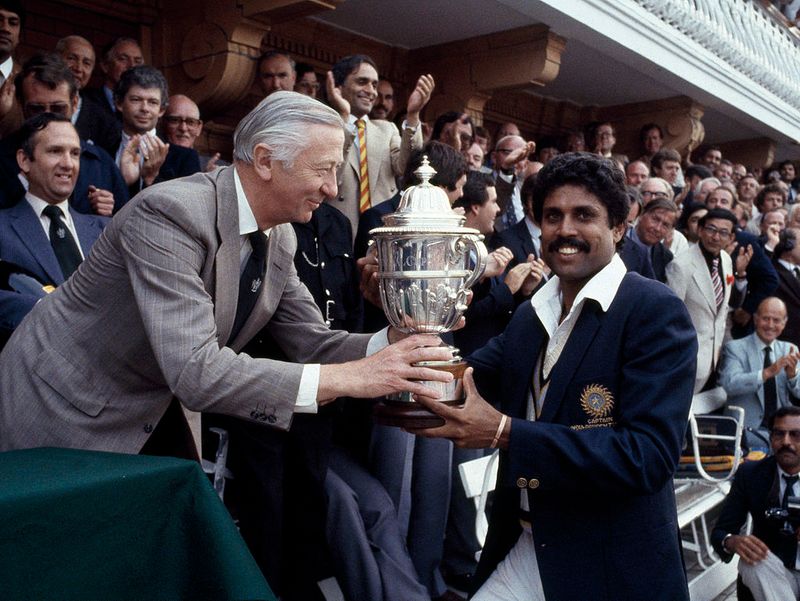 1983 वर्ल्ड कप (प्रुडेंशियल कप) इंग्लैंड में खेला गया था। जिसमें आठ देशों ने हिस्सा लिया था। फाइनल में भारत ने वेस्टइंडीज को हराया था फाइनल्स का स्कोर कुछ इस प्रकार था भारत बनाम वेस्टइंडीज भारत - 183 आल आउट (54.4 ओवर) वेस्टइंडीज - 140 आल आउट (52 ओवर) भारत ने ये मुकाबला 43 रन से जीता था मैन ऑफ़ द मैच- मोहिंदर अमरनाथ