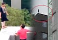 Women working in MNC climbed on building after fired from job in Haryana Gurugram