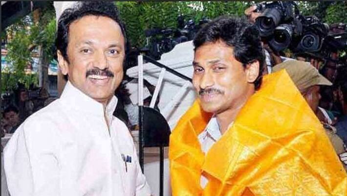 dmk chief stalin arrival to vijayawada dmk chief stalin arrival to vijayawada