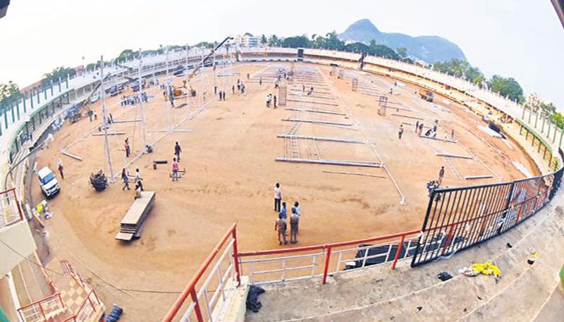 జగన్ ప్రమాణ స్వీకారోత్సవ ఏర్పాట్లు