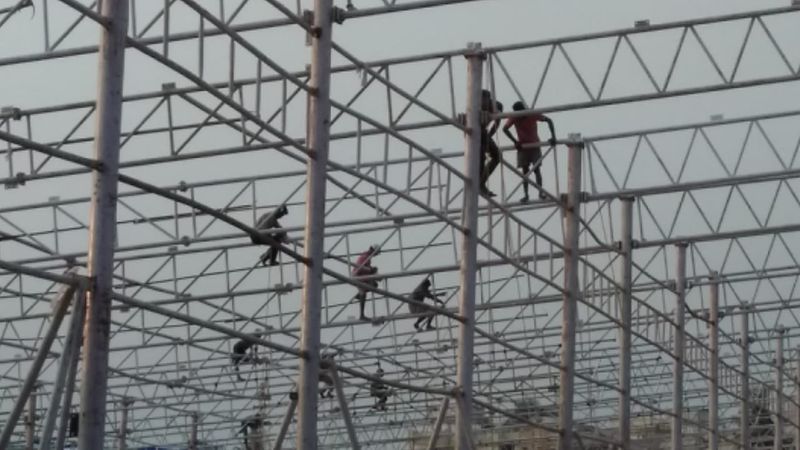 జగన్ ప్రమాణ స్వీకారోత్సవ ఏర్పాట్లు
