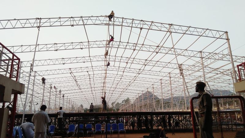 జగన్ ప్రమాణ స్వీకారోత్సవ ఏర్పాట్లు