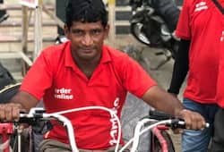 Zomato gifts electric vehicle differently abled delivery agent New Delhi wins hearts social media