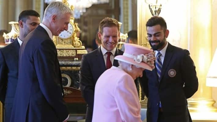 Virat Kohli, Eoin Morgan, Other Captains Meet Queen Elizabeth Ahead Of World Cup Opening Party Virat Kohli, Eoin Morgan, Other Captains Meet Queen Elizabeth Ahead Of World Cup Opening Party