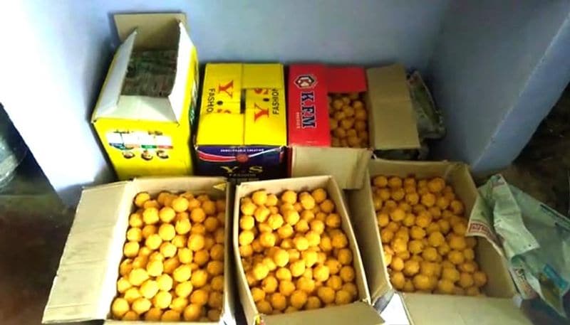 To prepare 20,000 ladoos, they have used 200 kg of sugar, 150 kg of Besan flour, 90 litres of oil, cashews, dry grapes and 20 litres of ghee