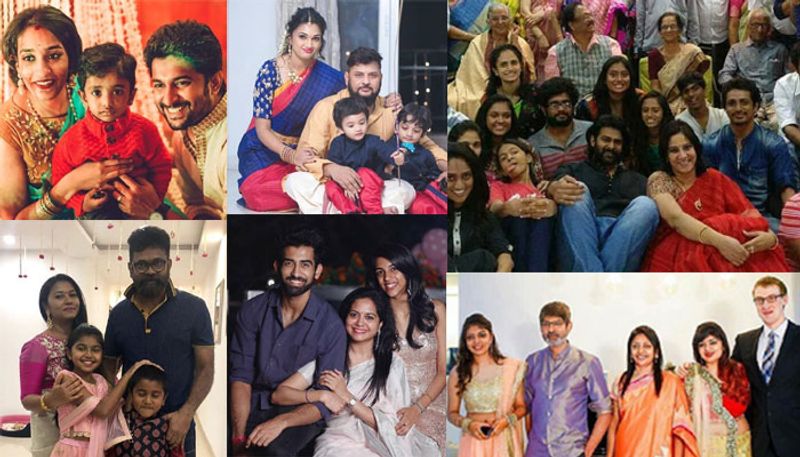 టాలీవుడ్ సెలబ్రిటీలు తన వ్యక్తిగత జీవితాలకు సంబంధించిన ఫోటోలను పెద్దగా షేర్ చేయరు. కొందరు నటీనటులు తమ ఫ్యామిలీలను సినిమా ఇండస్ట్రీకి దూరంగా ఉంచుతారు. అందుకే వారికి సంబంధించి ఏమైనా ఫోటోలు కనబడితే ప్రేక్షకులు ఆసక్తి చూపుతుంటారు. అటువంటి సెలబ్రిటీలు తమ ఫ్యామిలీతో దిగిన ఫోటోలు మీకోసం..