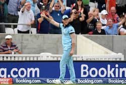 World Cup 2019 Ben Stokes reacts after taking stunning catch against South Africa