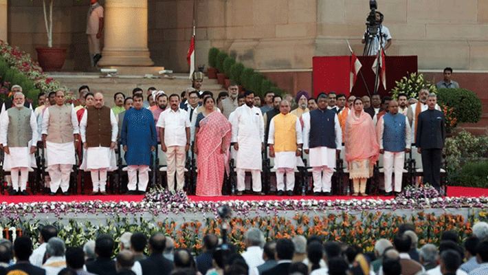 Concluding the Modi Cabinet meeting Concluding the Modi Cabinet meeting