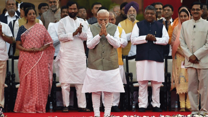 Portfolios out, Amit Shah gets home ministry, Rajnath new defence minister Portfolios out, Amit Shah gets home ministry, Rajnath new defence minister