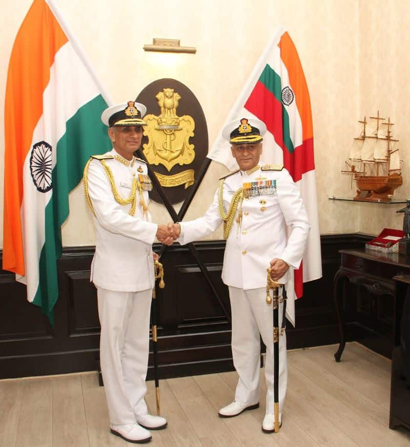 "My predecessors made sure that Navy has a solid foundation&has reached new heights. It'll be my endeavour to continue with their efforts&provide the nation with a Navy that's strong, credible&ready to meet security challenge in maritime domain," he said.