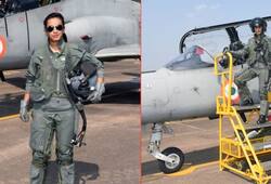 Flight Lieutenant Mohana Singh becomes India's first woman fighter pilot to fly Hawk advanced jet