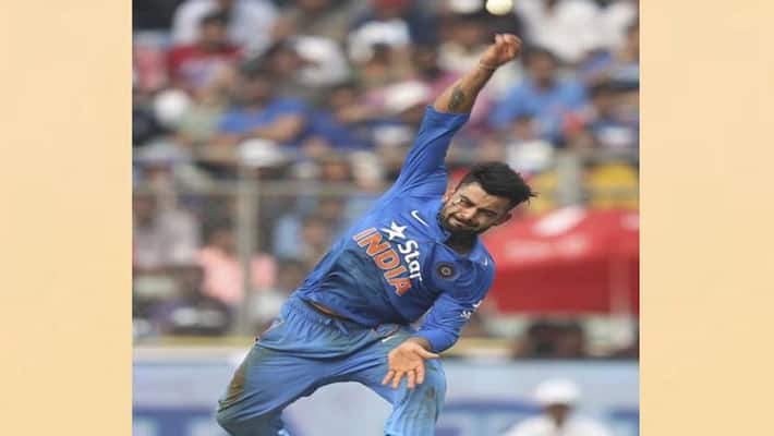 world cup 2019: kohli bowling practice video world cup 2019: kohli bowling practice video