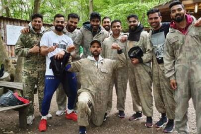 Photos India fun day out woods ahead World Cup 2019 opener Chahal performs haka