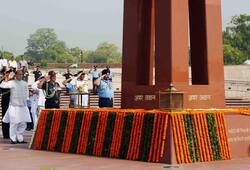 In pics: Rajnath Singh visits National War Memorial ahead of taking charge as defence minister