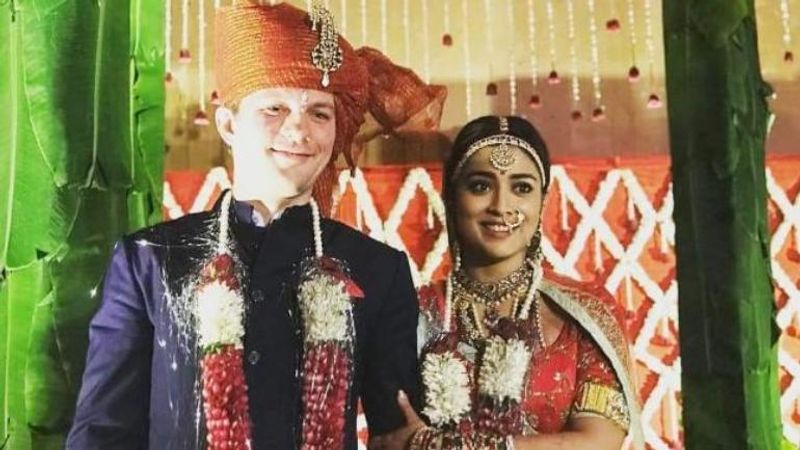 South Indian actress Shriya Saran tied the knot with Russian boyfriend Andrei Koscheev on March 19, 2018. Andrei Koscheev is an entrepreneur by profession.