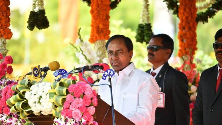telangana cm kcr speech in chintamadaka telangana cm kcr speech in chintamadaka