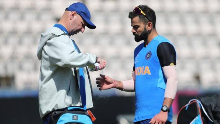 ICC world cup 2019: team india captain virat kohli injured ICC world cup 2019: team india captain virat kohli injured