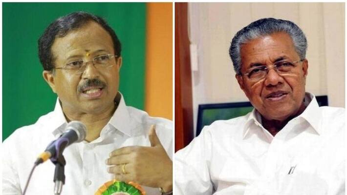 Erna Solberg and Pinarayi Vijayan V Maruledharan again against CM pinarayi in protocol controversy Erna Solberg and Pinarayi Vijayan V Maruledharan again against CM pinarayi in protocol controversy