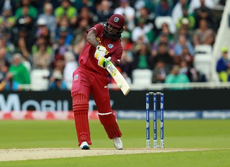 Chris Gayle smashed a 34-ball 50 as West Indies cruised to a seven-wicket victory over Pakistan