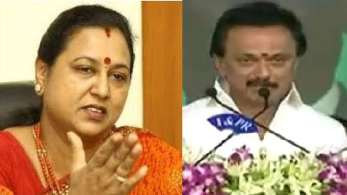 Premalatha attack DMK and Stalin Premalatha attack DMK and Stalin