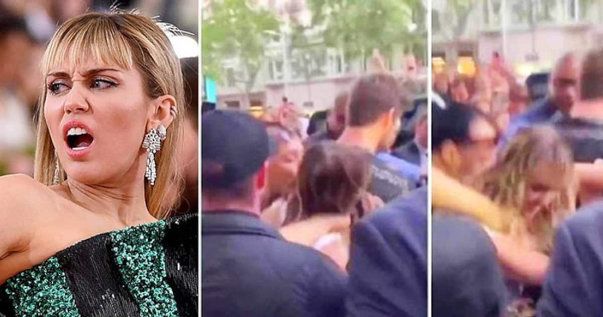 Miley Cyrus groped, kissed by fan in Barcelona; shocking video goes viral