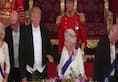 donald trump strikes controversy touches queen elizabeth and breaks protocol during england tour