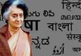 Genesis of language problem Indira Gandhi one vengeful act