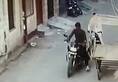 Cctv camera capture Bike theft incident
