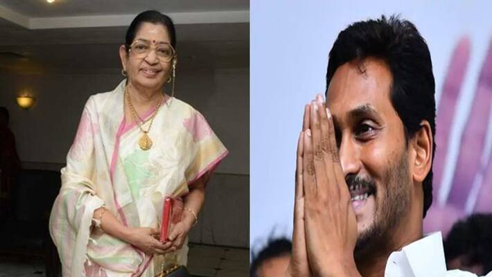 P Suseela wishes YS Jagan for became CM P Suseela wishes YS Jagan for became CM