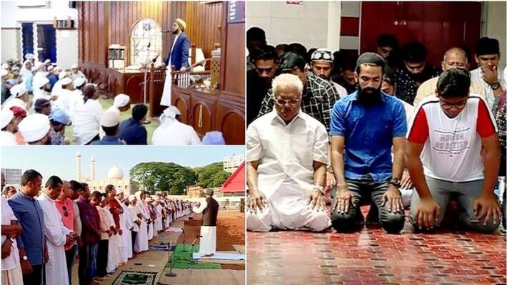 thousands of believers attended Eid prayers at Kerala Eidgahs thousands of believers attended Eid prayers at Kerala Eidgahs