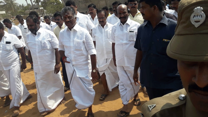 AIADMK district secretaries meeting AIADMK district secretaries meeting