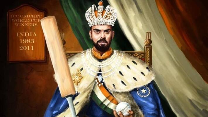 ICC Had the Perfect Response to Michael Vaughan Complaining About 'King' Kohli Sketch ICC Had the Perfect Response to Michael Vaughan Complaining About 'King' Kohli Sketch