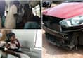 Kerala Speeding car hits two kids first day school victims critical