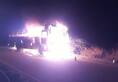 Andhra Pradesh Bus travelling from Hyderabad Bengaluru catches fire