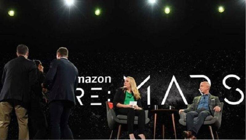 Indian-American Activist Shouts At Amazon CEO Jeff Bezos On Stage