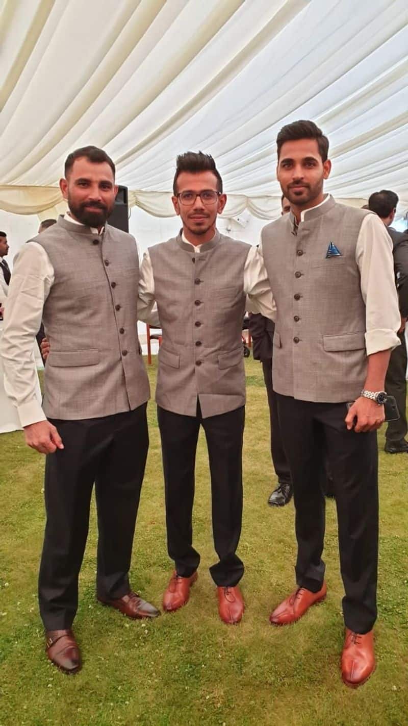 Mohammed Shami, Yuzvendra Chahal and Bhuvneshwar Kumar. Chahal took four wickets in India's win over South Africa