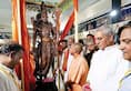 Lord Rama travels Karnataka Ayodhya Yogi Adityanath unveils statue