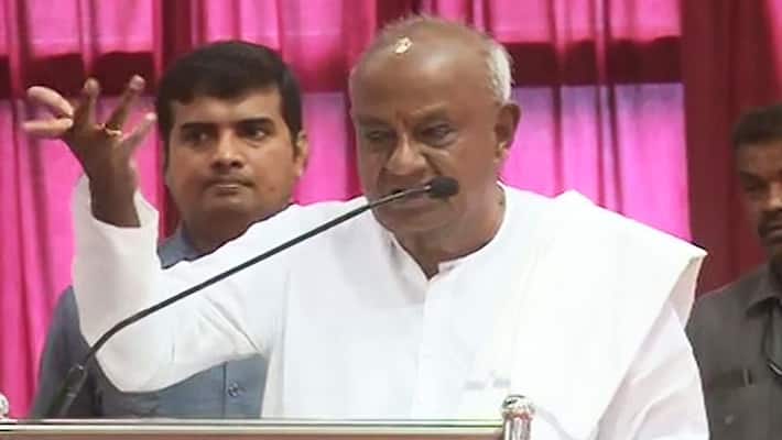 Congress Leader KN Rajanna Slams JDS Leader HD Devegowda Congress Leader KN Rajanna Slams JDS Leader HD Devegowda