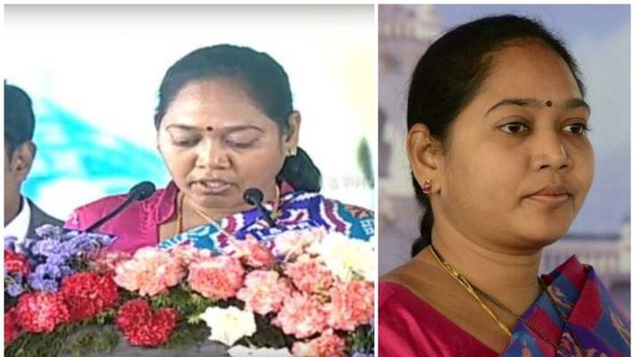 Home Minister Sucharita comforted the rape victim Home Minister Sucharita comforted the rape victim